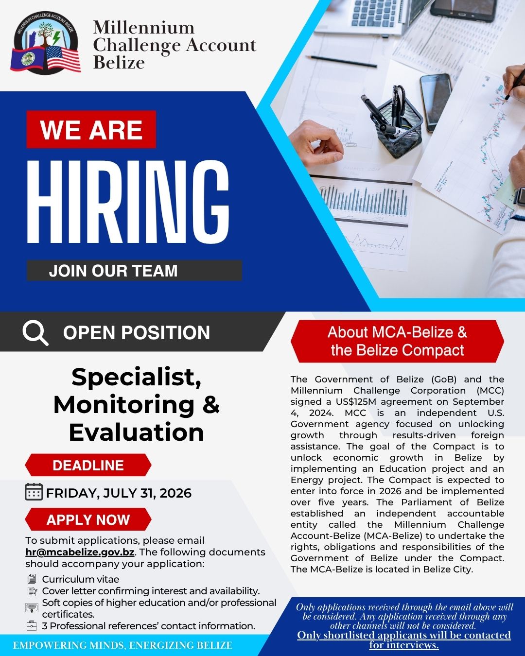 Specialist, Monitoring & Evaluation